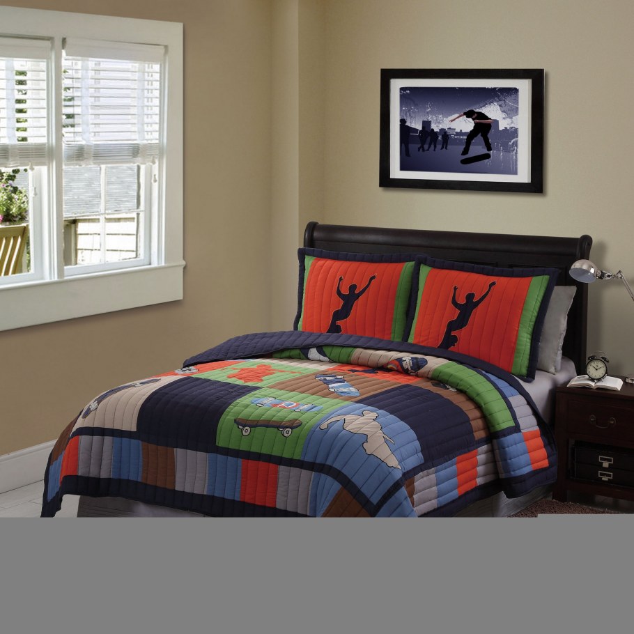 Покрывало на односпальную кровать для подростка