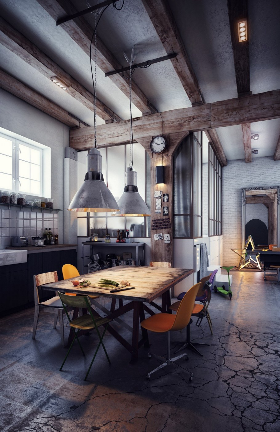 Стиль Индастриал Шик