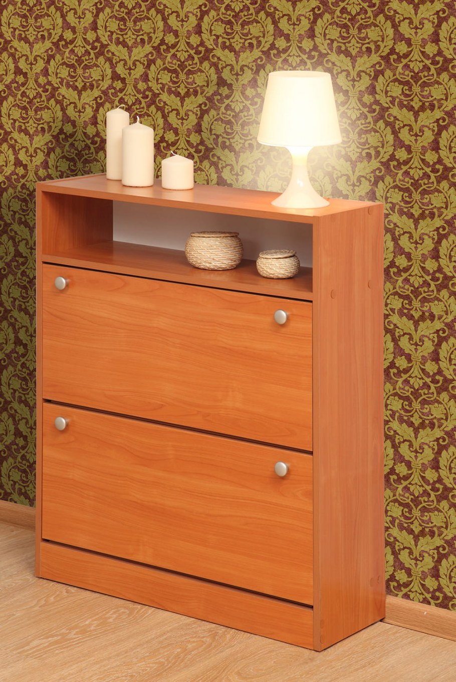 Прихожая бело коричневая