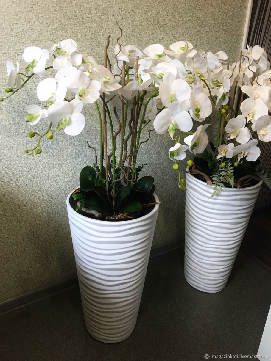 Искусственные цветы для домашнего интерьера