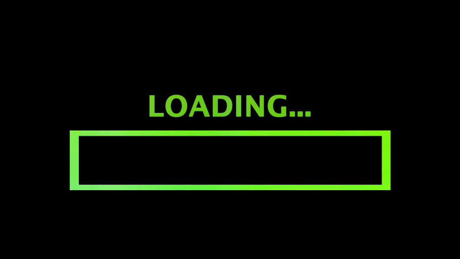 Надпись loading