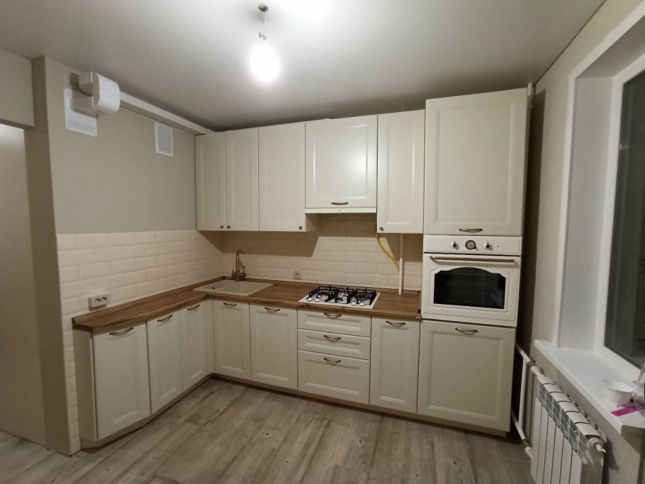 Бланка СТЛ.218.00 кухонный гарнитур белый/орех Мармара/спринт/антрацит