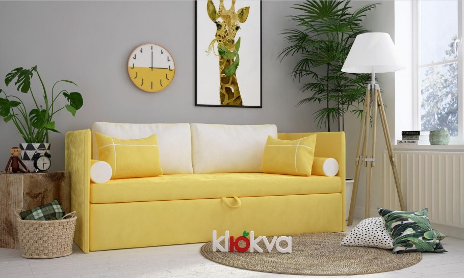 Диван Джуниор 2 клюква