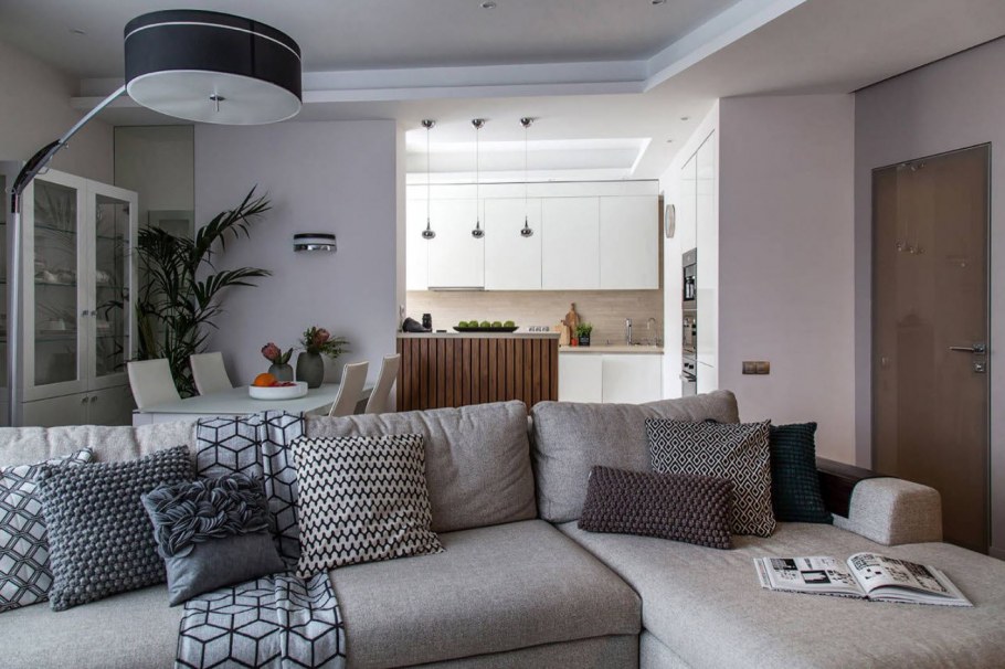 Дизайнер однокомнатной квартиры 40 кв.м