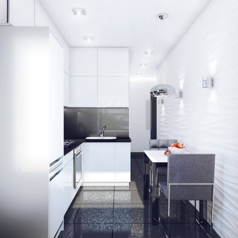 Дизайнерские решения для квартиры 43 кв.м