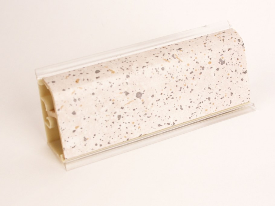 Плинтус 3м Корнер "мрамор марквина черный глянец" lb-231-6094/619