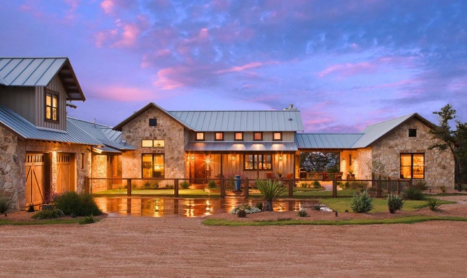 Штат Техас Хилл Кантри ранчо