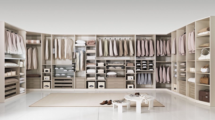 Красивая гардеробная