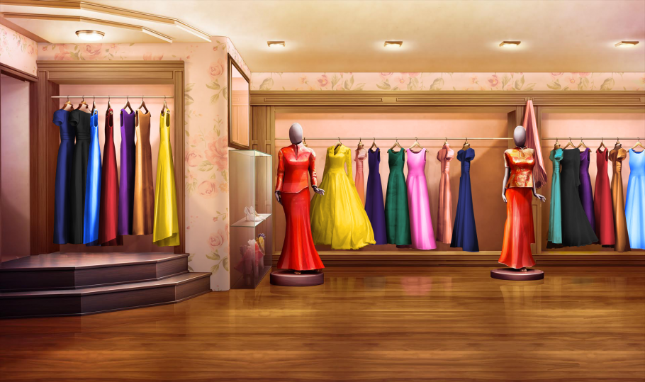 Задний фон для магазина одежды