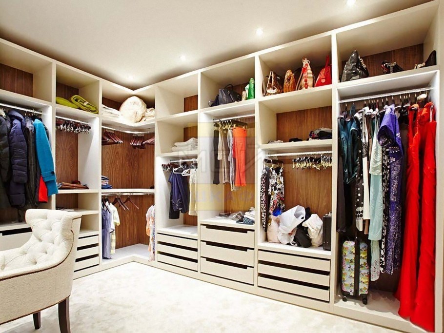 Угловая гардеробная аристо