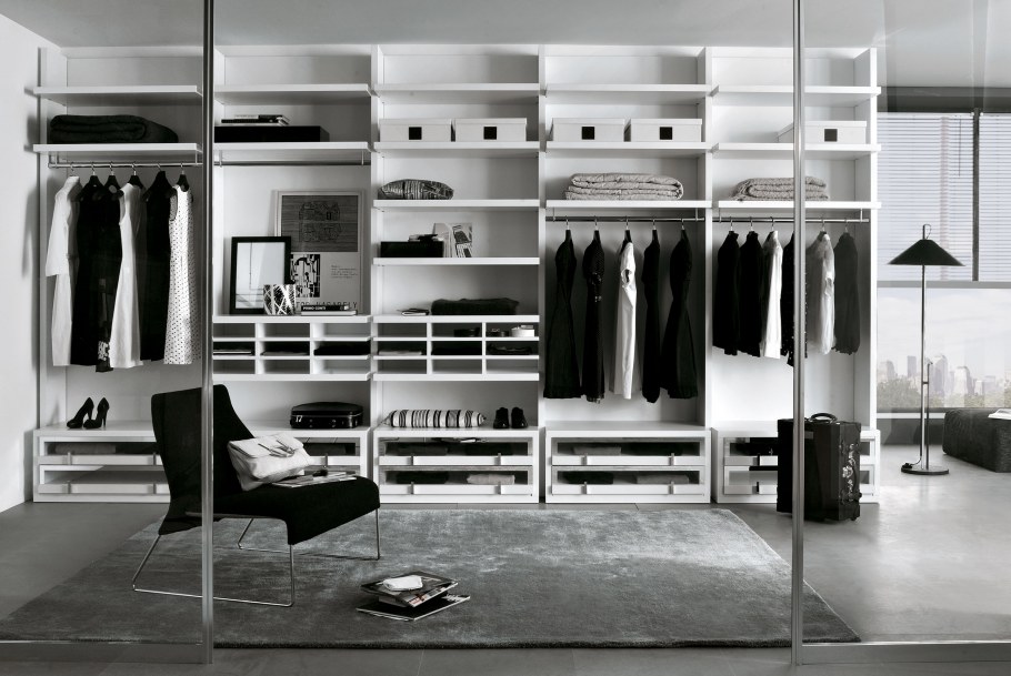 Гардеробная без шкафов