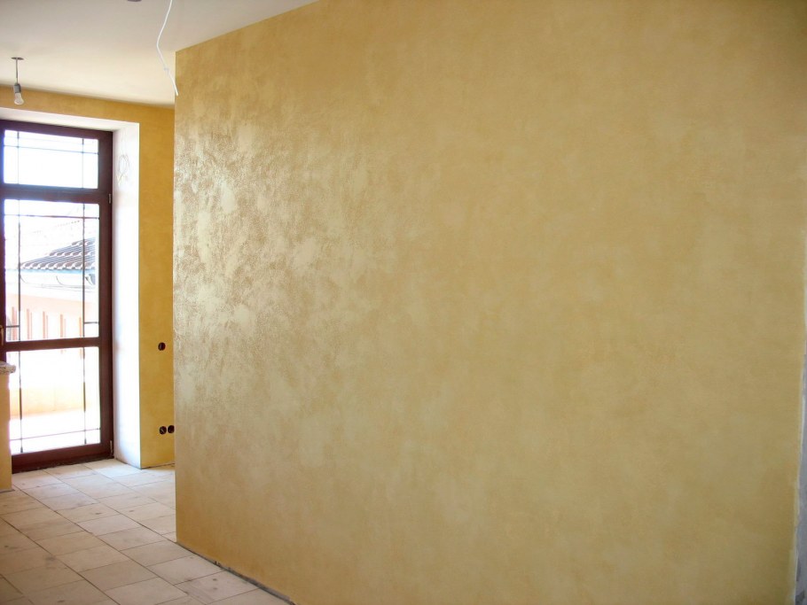 Декоративная штукатурка в интерьере