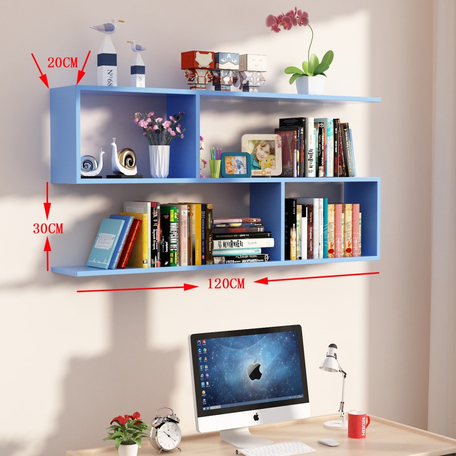 Книжные полки на стену