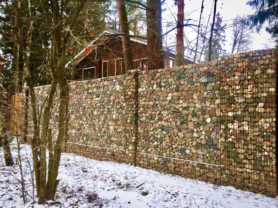 Габионовая изгородь