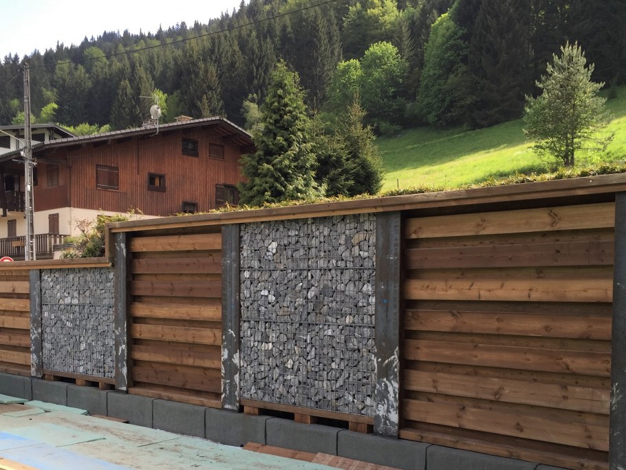 Забор габион ДПК