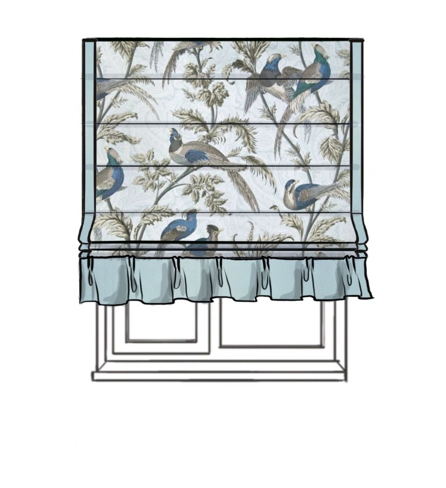 Римская штора пошив