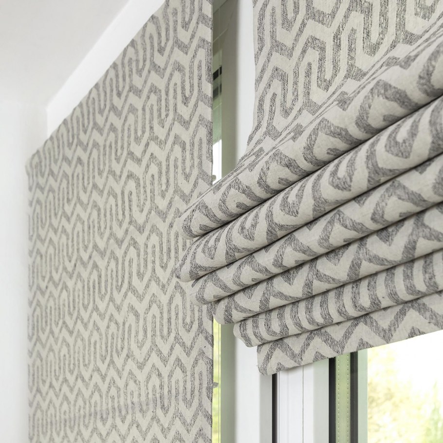 Римские шторы Delfa цветы