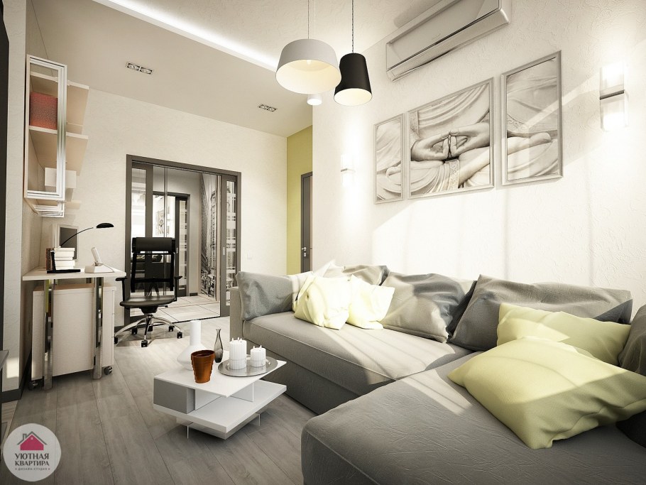 Стильный интерьер двухкомнатной квартиры