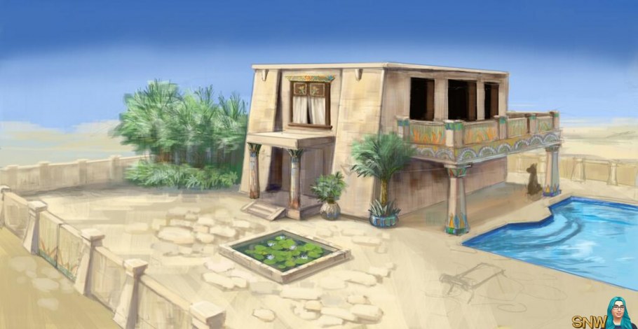 Древний Египет дома древних египтян