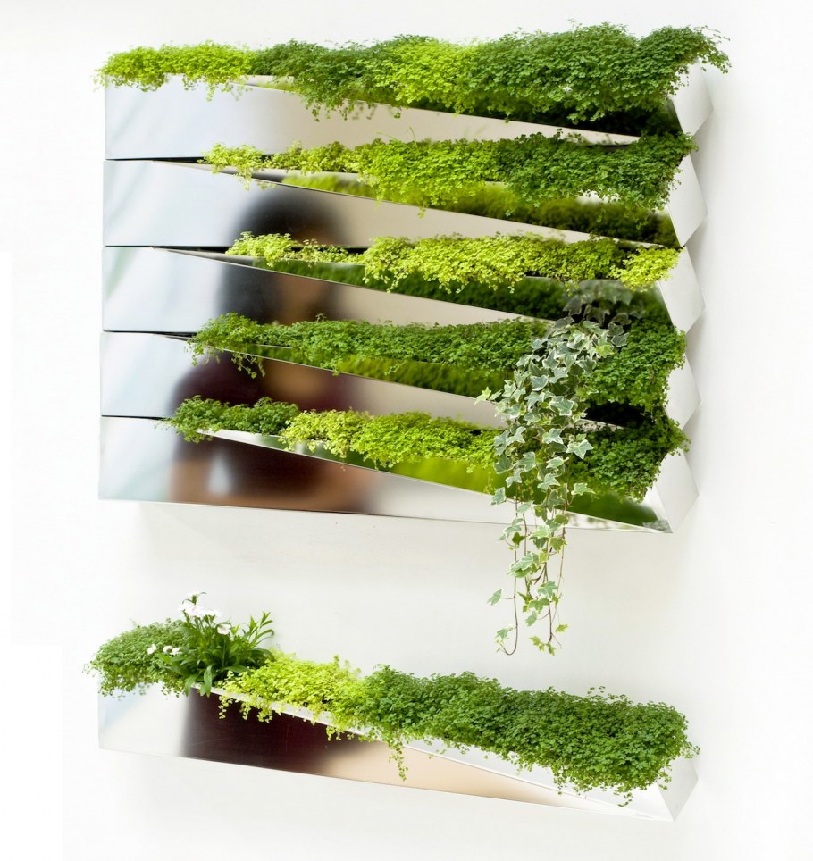 Декоративная зелень на стену