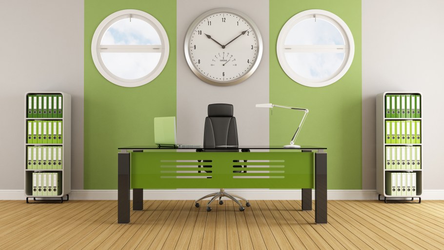 Сочетание цветов в интерьере офиса