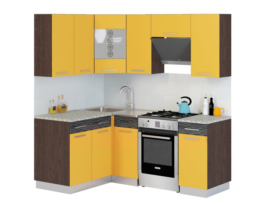 Кухонный гарнитур Алиса лайм