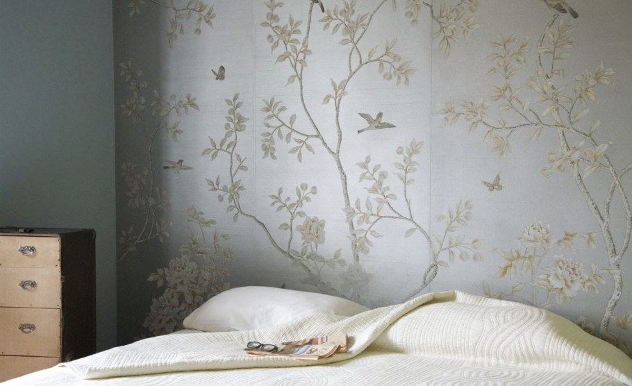 Шёлковые обои для стен