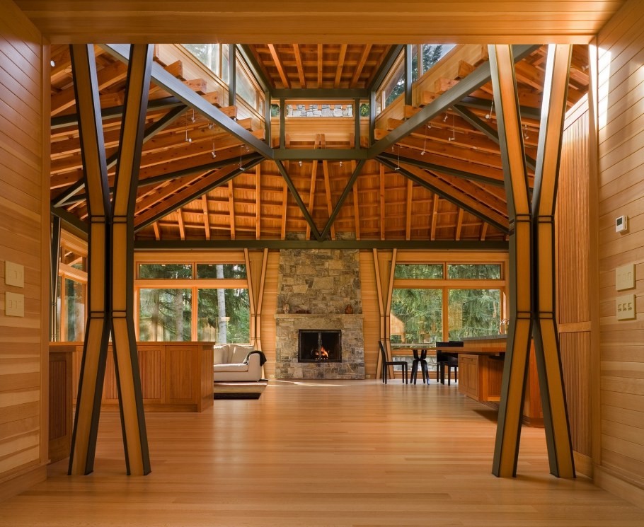 Мансарда в стиле фахверк