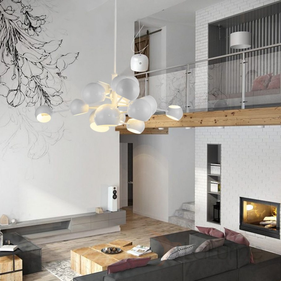 Люстры в скандинавском интерьере