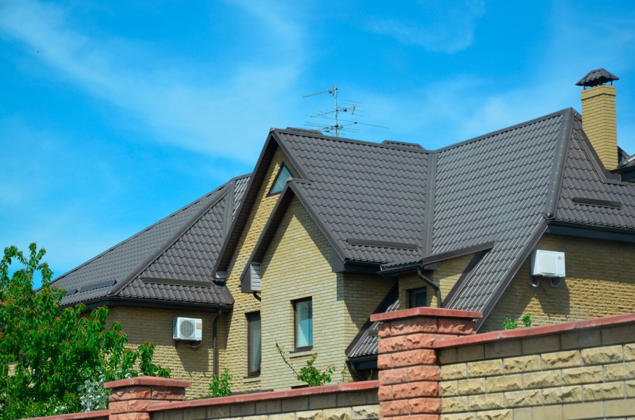 RAL 7024 металлочерепица МЕТАЛЛПРОФИЛЬ