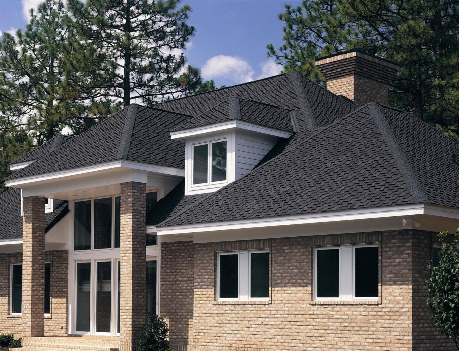 Гибкая черепица certainteed presidential Shake Charcoal Black