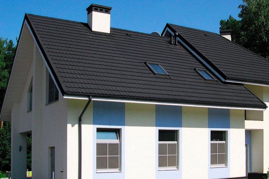 RAL 7016 металлочерепица