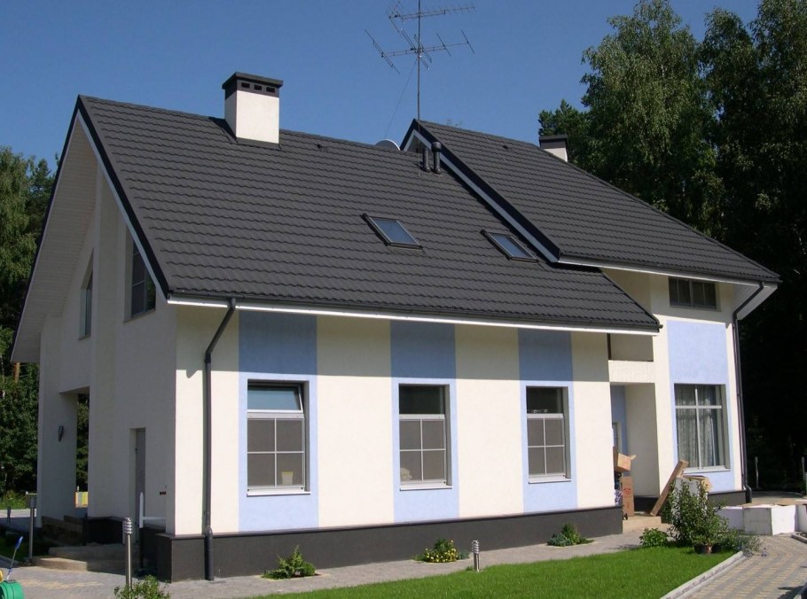 Металлочерепица Викинг серый графит 7024