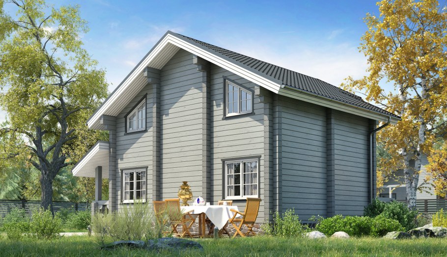 Готланд дом из клееного бруса