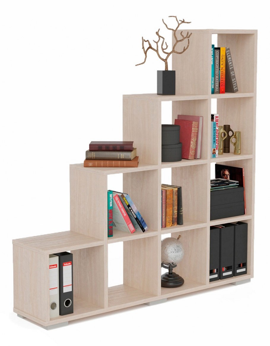 Стеллаж-перегородка 1664х372х2045 белый