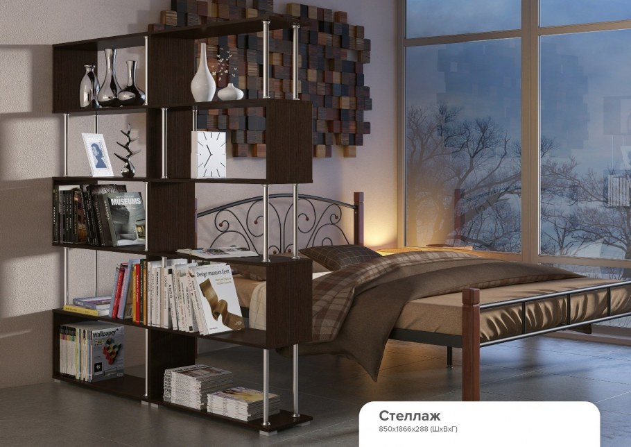 Стеллаж 850х1866х288 БТС