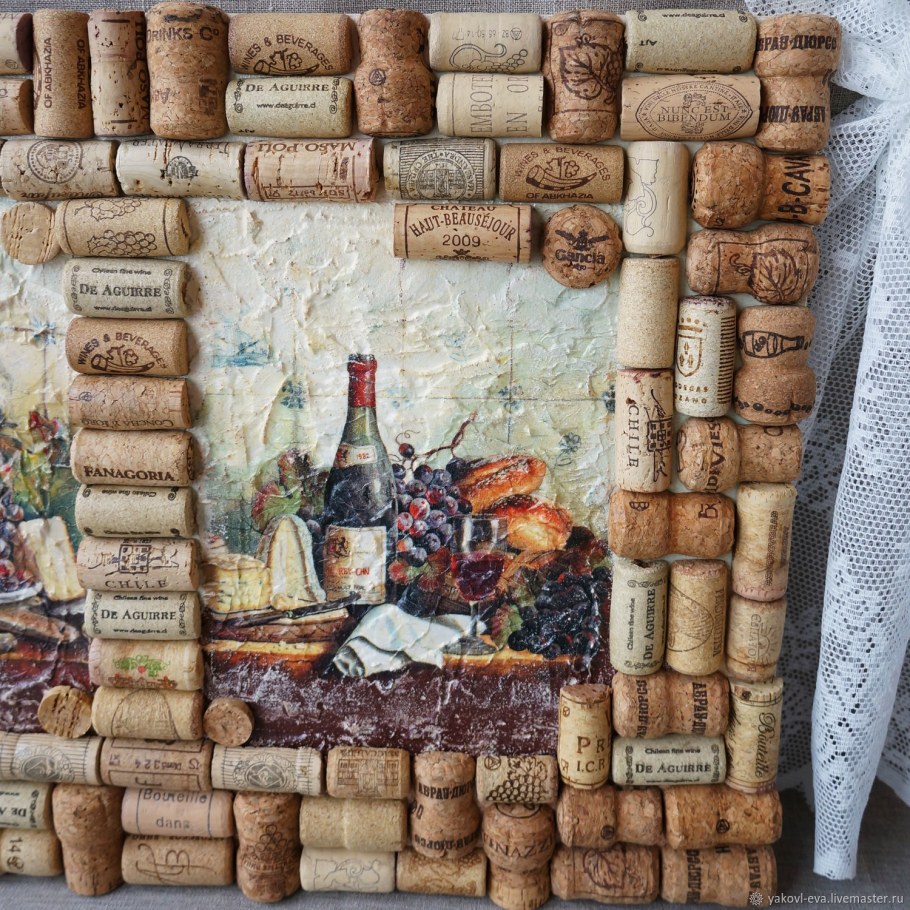 Винные пробки в декоре