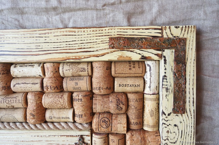 Декор из пробок от вина