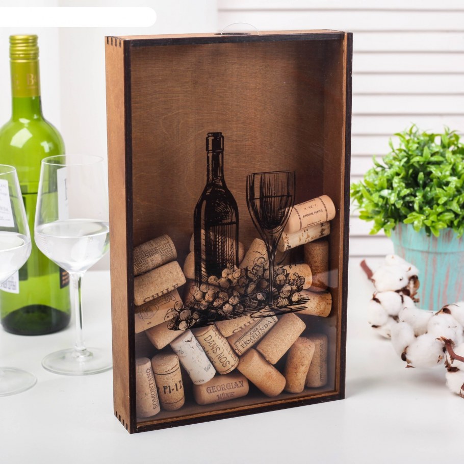 Ящик для хранения винных пробок