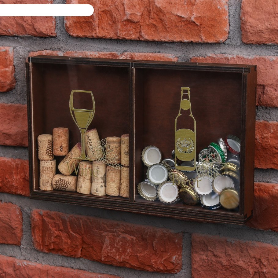 Копилка для винных пробок Lumber Gift