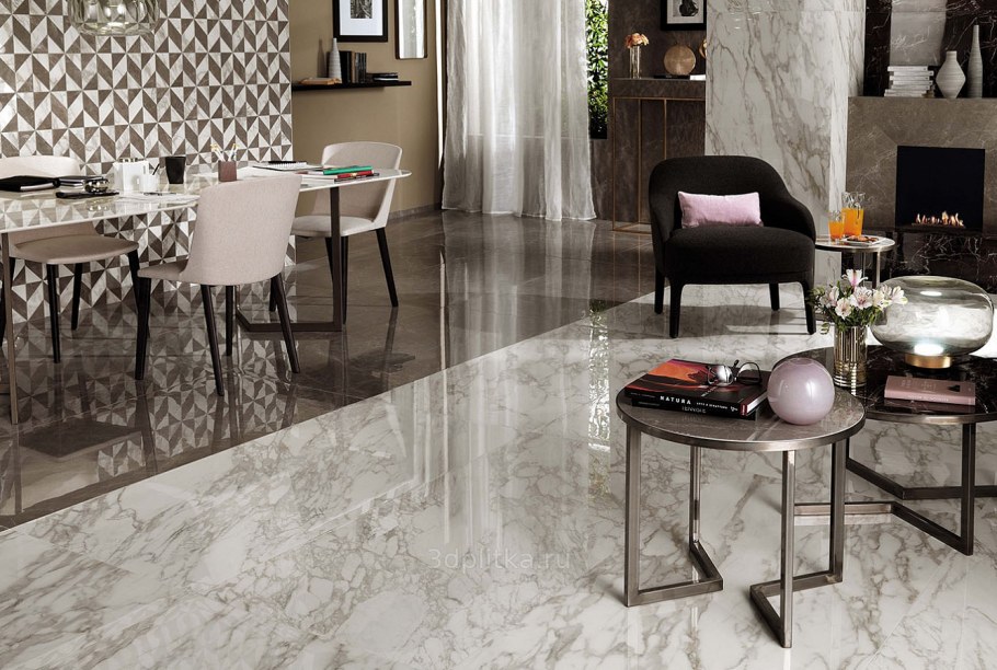 Marble trend керамогранит k-1001/Mr/60x60 Calacatta