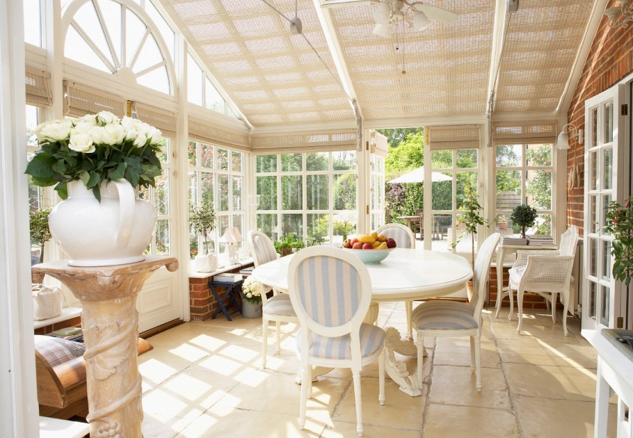 Застекленная веранда интерьер