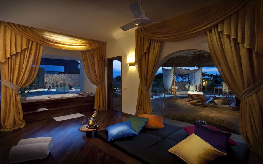 Необычный интерьер