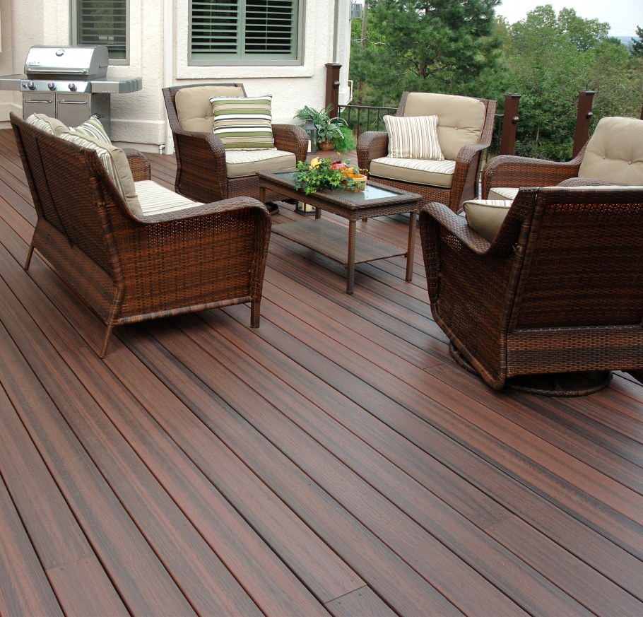 Доска террасная композит (лиственница)