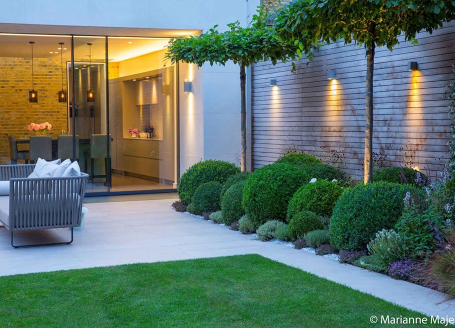 Освещение в минималистичном ландшафте