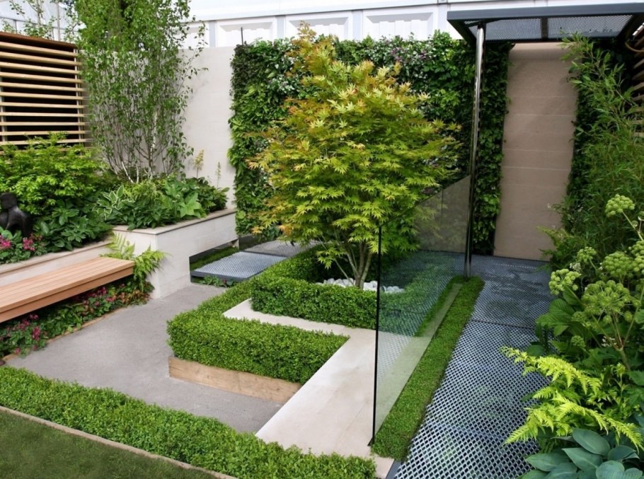 Озеленение в стиле Модерн