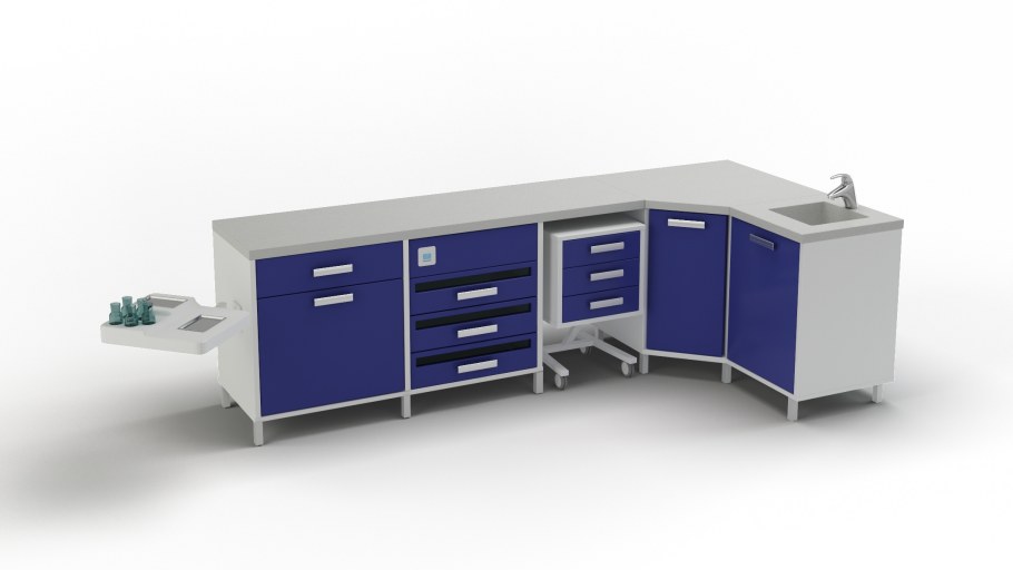 Медицинская мебель ZERTS Winkelsatz