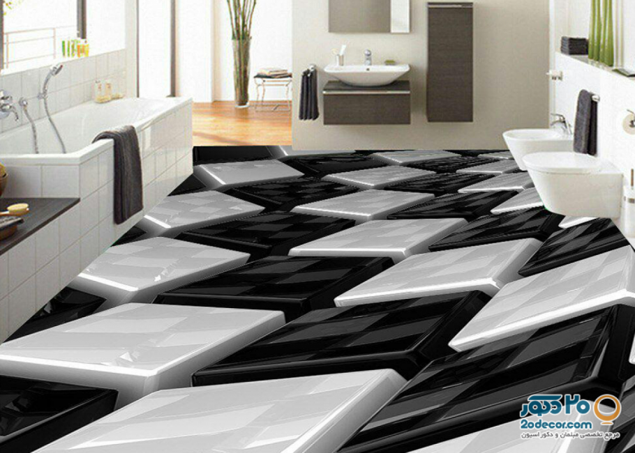 Линолеум черно белый