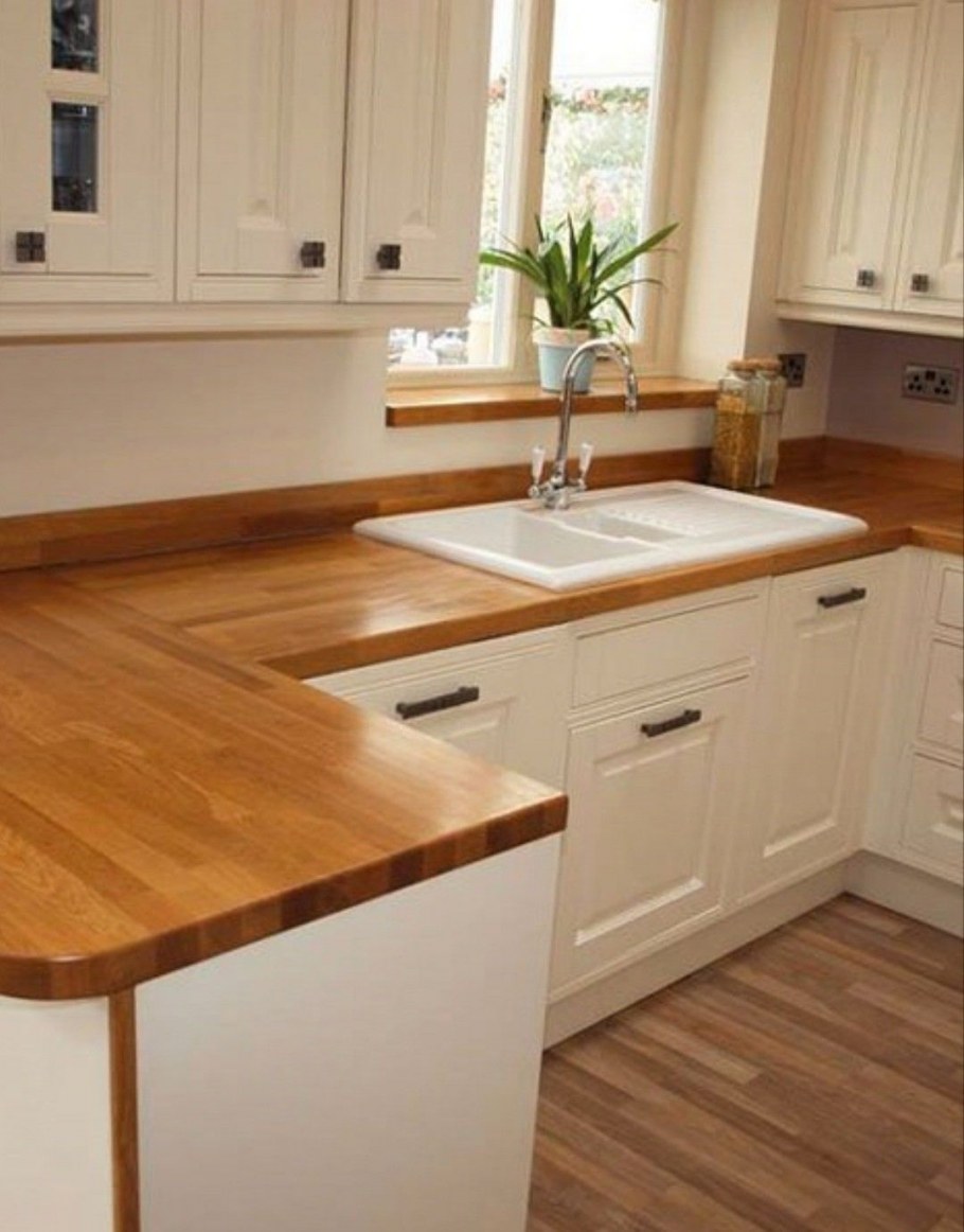 Кухня икеа белая столешница дуб