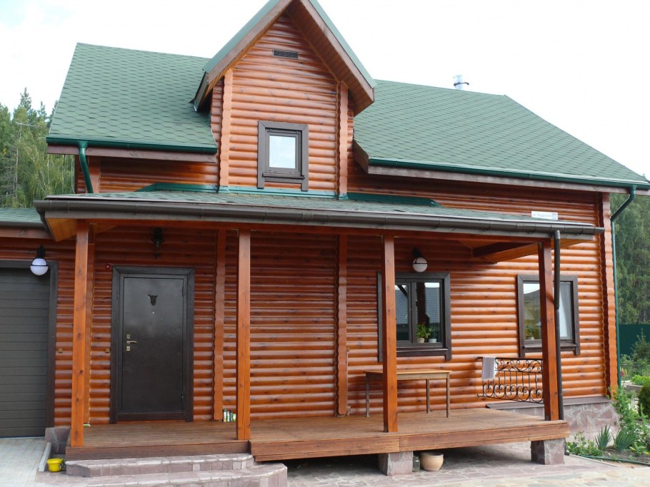 Этапы покраски деревянного дома